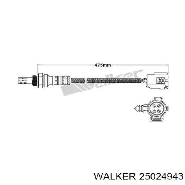 25024943 Walker лямбдазонд, датчик кисню