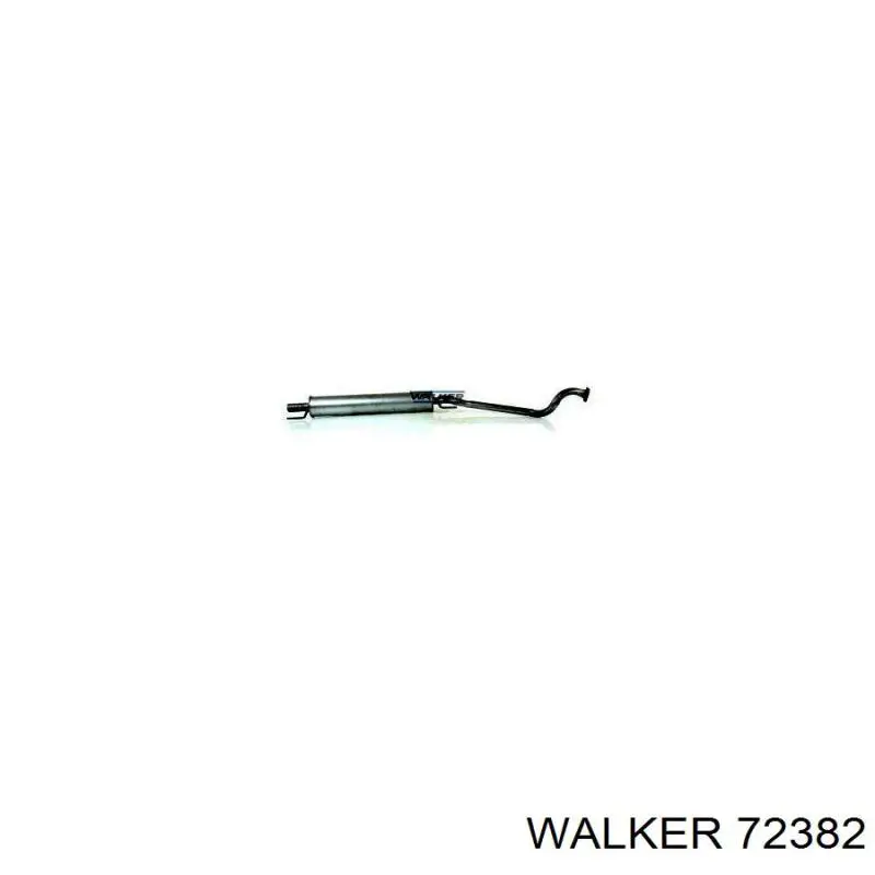 72382 Walker глушник, центральна частина