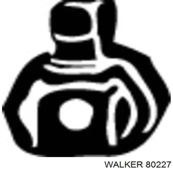 80227 Walker подушка кріплення глушника