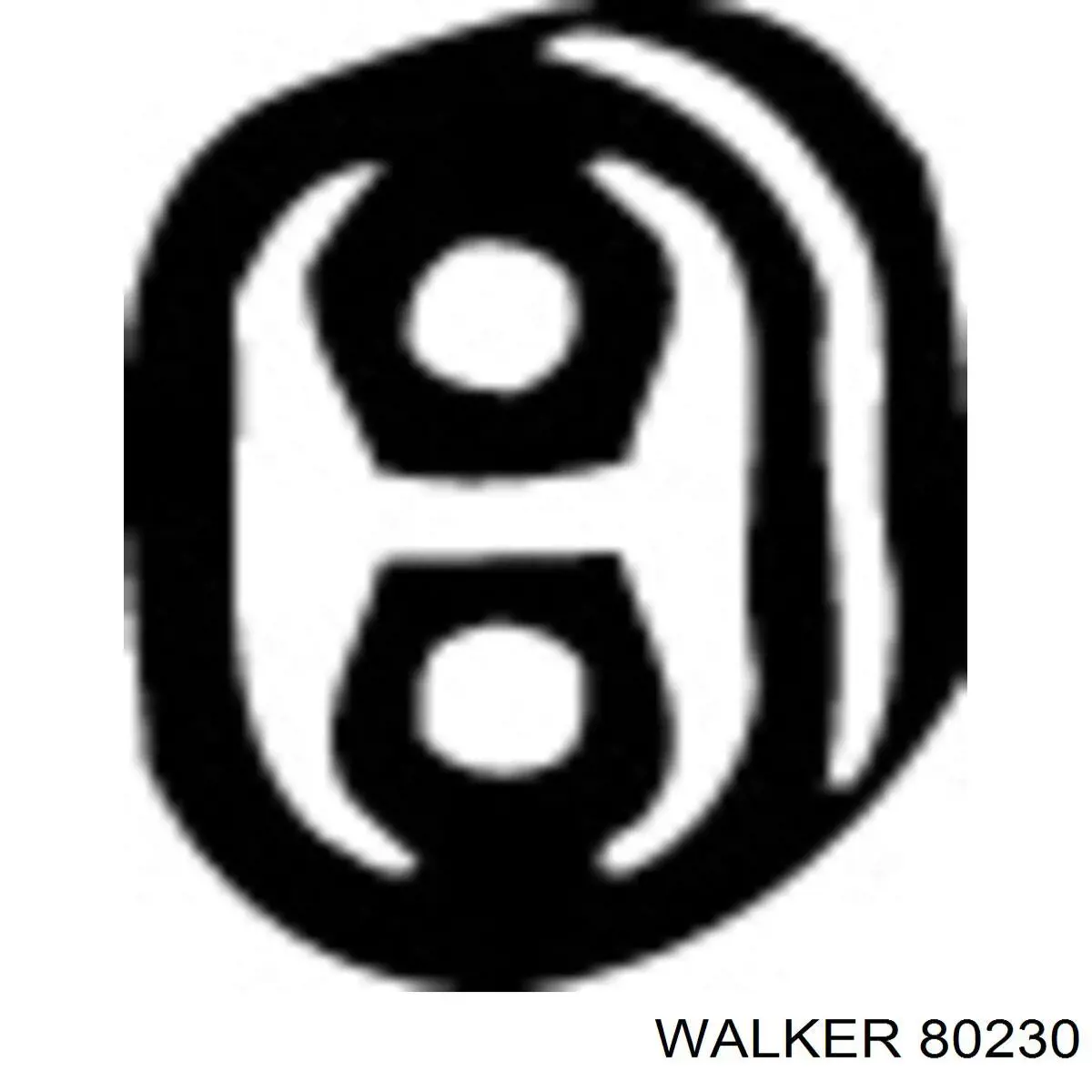 80230 Walker подушка кріплення глушника