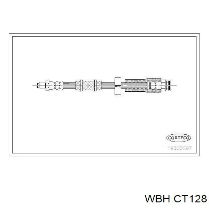 Гальмівні шланги передні CT128 WBH