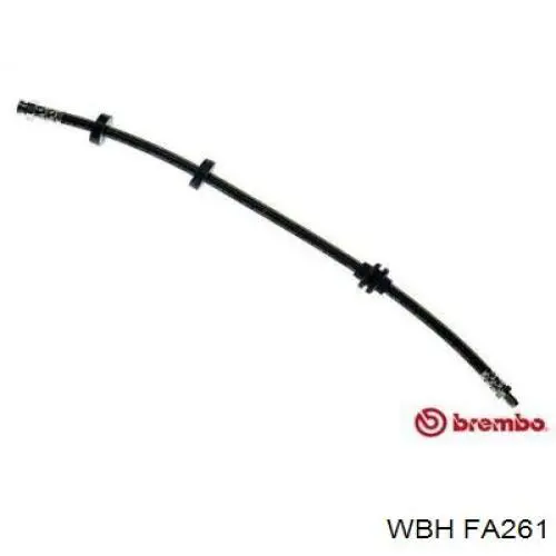 Шланг гальмівний передній WBH FA261 ціна, від 7.61 USD
