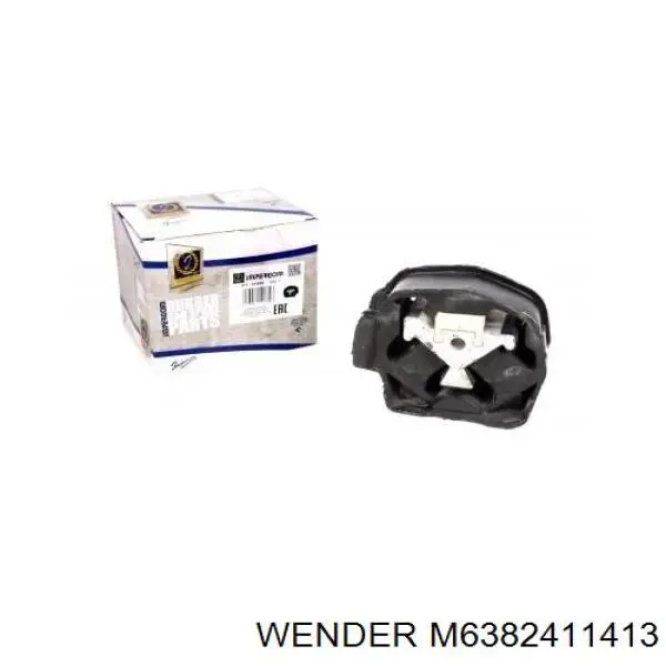 Подушка (опора) двигуна, задня Wender M6382411413 ціна, від 35.88 USD