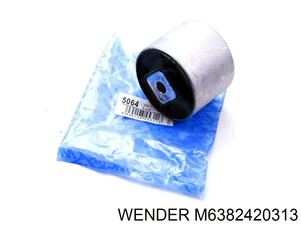 Подушка (опора) двигуна, задня (сайлентблок) M6382420313 Wender