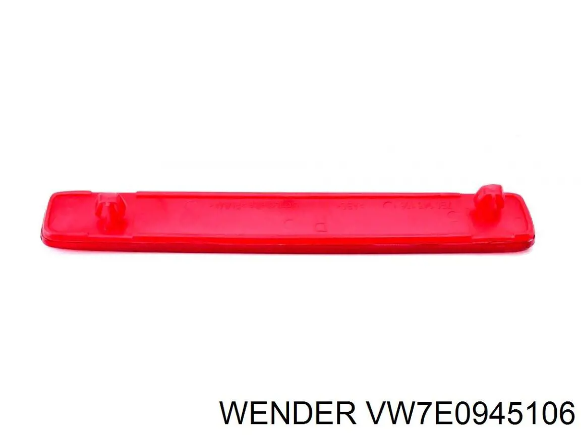 VW7E0945106 Wender Правий відбивач бампера