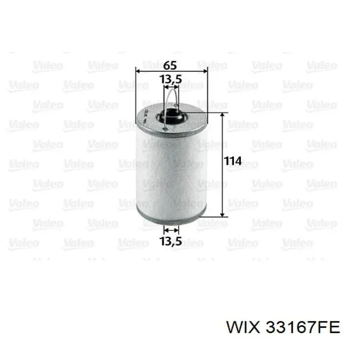 Фільтр тонкого очищення палива WIX 33167FE ціна, від 4.23 USD