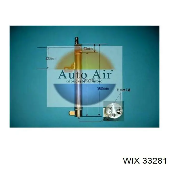 Купити 33281 WIX Фільтр-відстійник палива грубої очистки