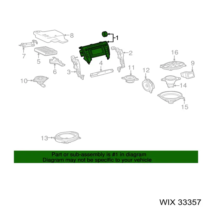Фільтр тонкого очищення палива WIX 33357 ціна, від 17.21 USD