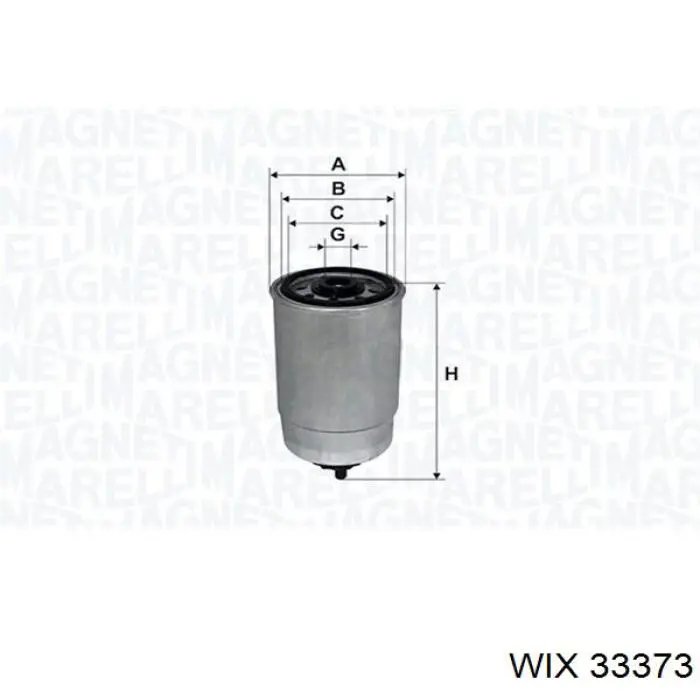 Фільтр паливний 33373 WIX