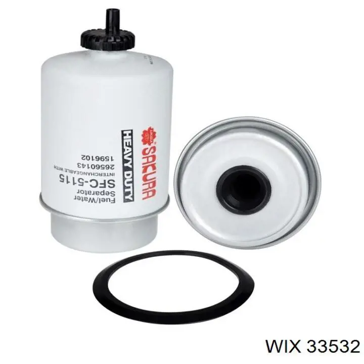Фільтр тонкого очищення палива WIX 33532 ціна, від 24.11 USD