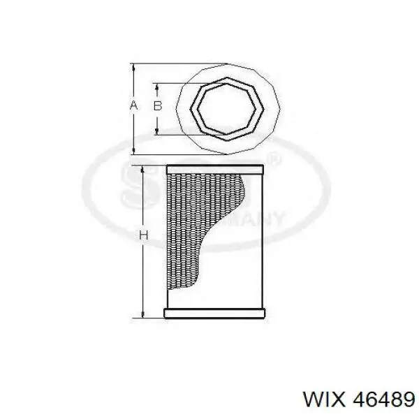 Фільтр повітряний 46489 WIX