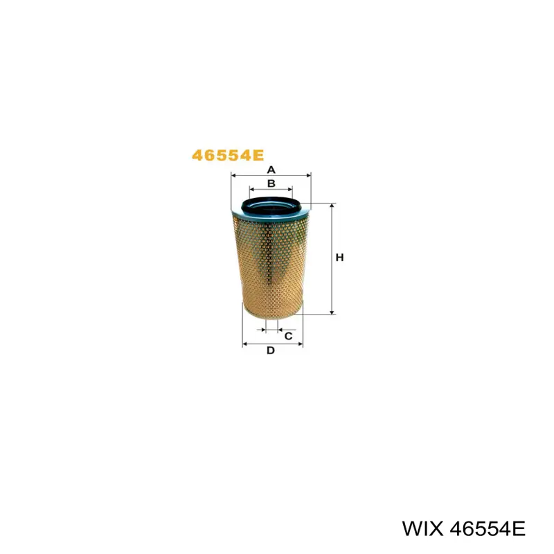 Елемент повітряного фільтра WIX 46554E ціна, від 23.27 USD
