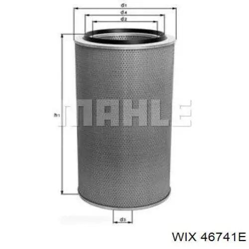 Елемент повітряного фільтра WIX 46741E ціна, від 42.07 USD
