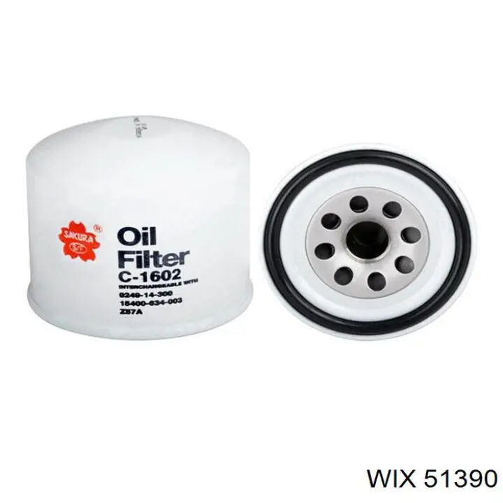 Масляний фільтр двигуна WIX 51390 ціна, від 2.90 USD