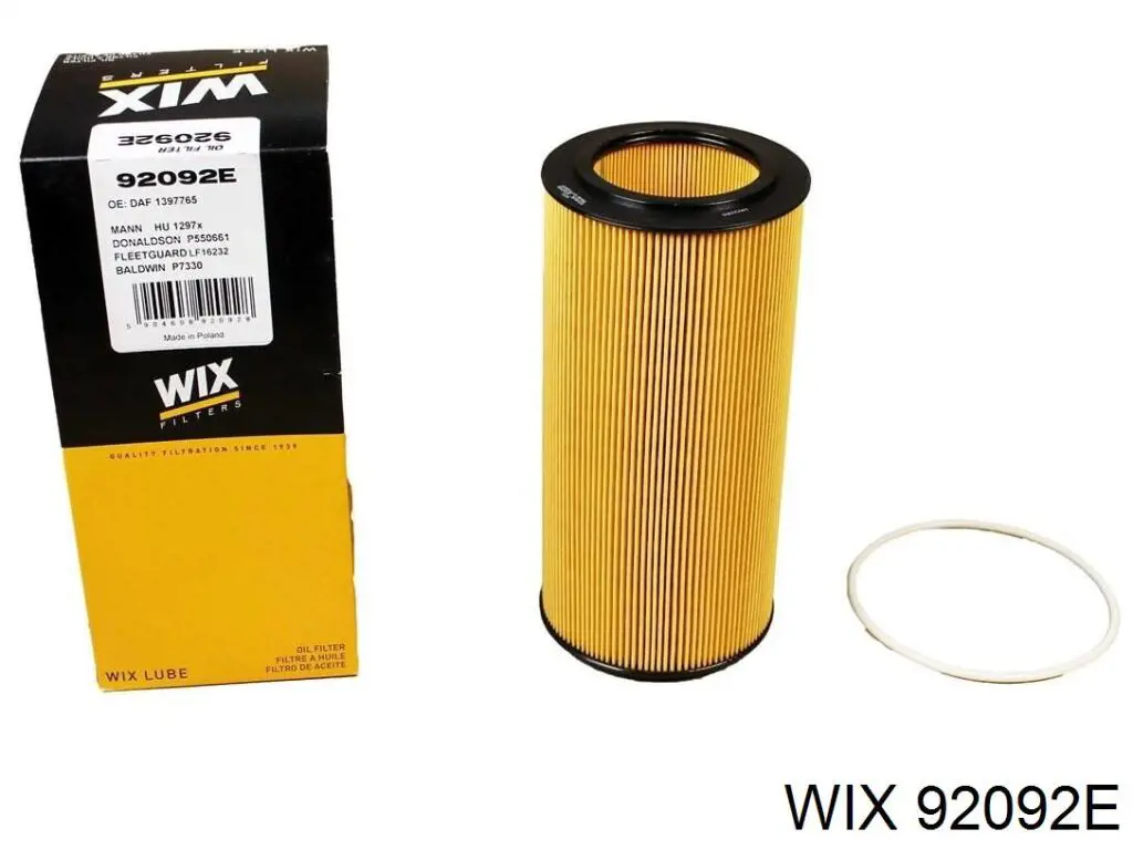 Масляний фільтр двигуна WIX 92092E ціна, від 14.02 USD