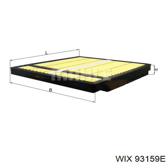 Купити 93159E WIX Автомобільний фільтр повітря