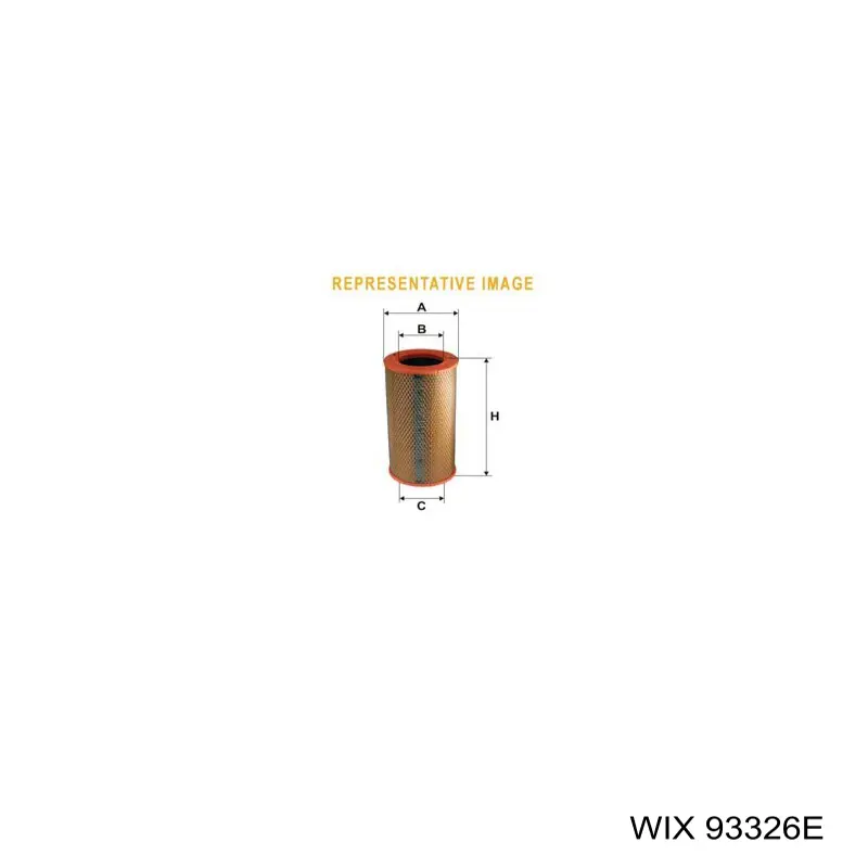 Повітряний фільтр 93326E WIX