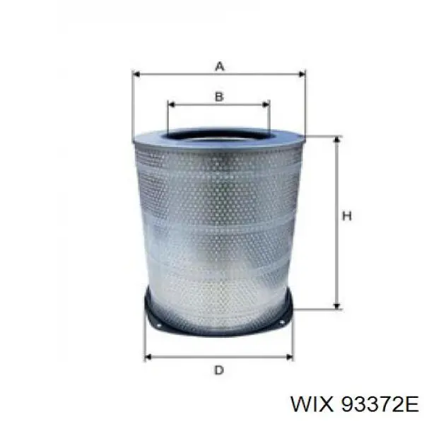 Елемент повітряного фільтра WIX 93372E ціна, від 48.89 USD