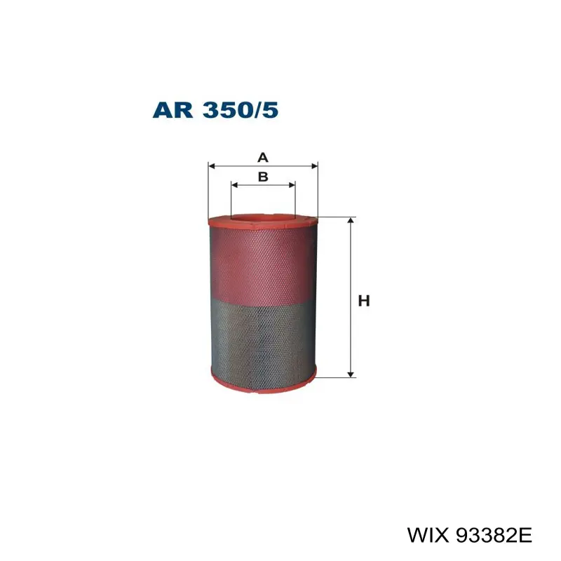 Купити 93382E WIX Автомобільний фільтр повітря