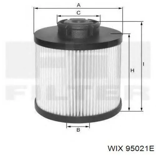 Фільтр тонкого очищення палива WIX 95021E ціна, від 8.20 USD