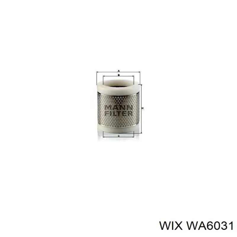 Елемент повітряного фільтра WIX WA6031 ціна, від 3.90 USD