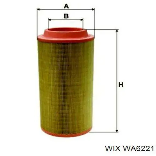 Повітряний фільтр WA6221 WIX