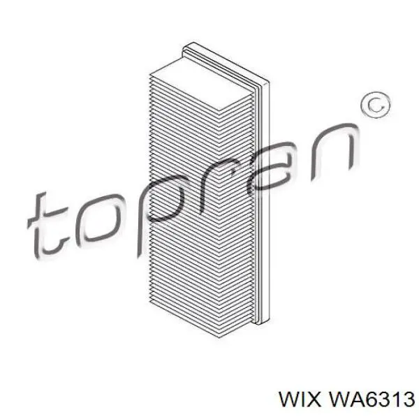 Елемент повітряного фільтра WIX WA6313 ціна, від 4.50 USD