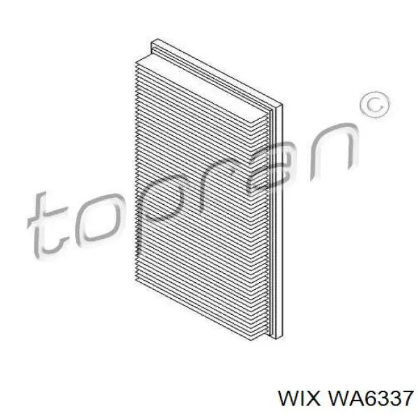 Елемент повітряного фільтра WIX WA6337 ціна, від 5.73 USD