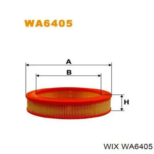 Купити WA6405 WIX Автомобільний фільтр повітря