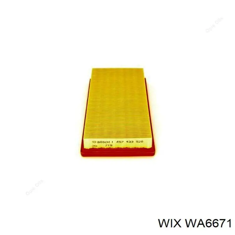 WA6671 WIX Повітряний фільтр двигуна