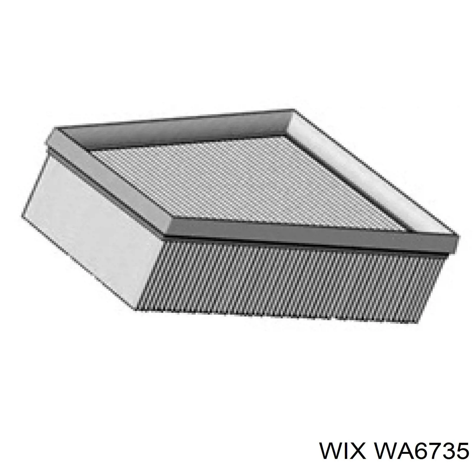 WA6735 WIX фільтр повітряний