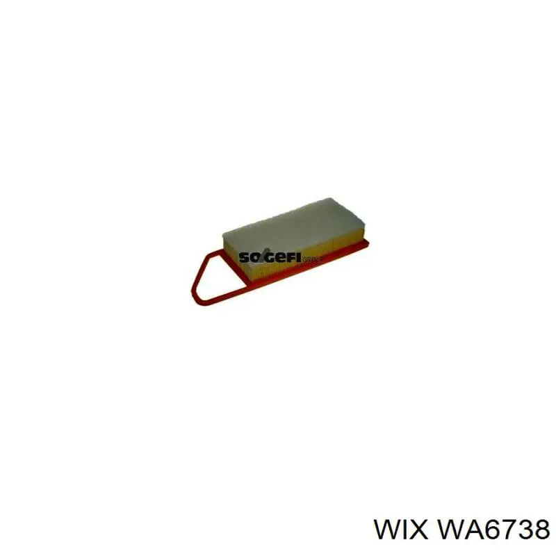 Купити WA6738 WIX Автомобільний фільтр повітря