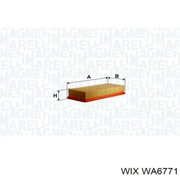 Фільтр повітряний WIX WA6771