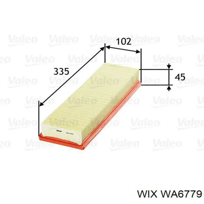 Купити WA6779 WIX Автомобільний фільтр повітря