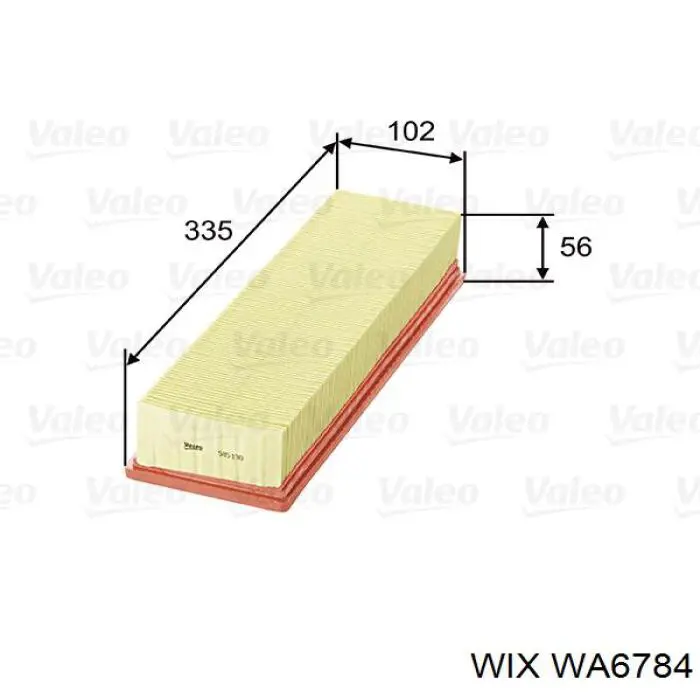 Елемент повітряного фільтра WIX WA6784 ціна, від 6.27 USD