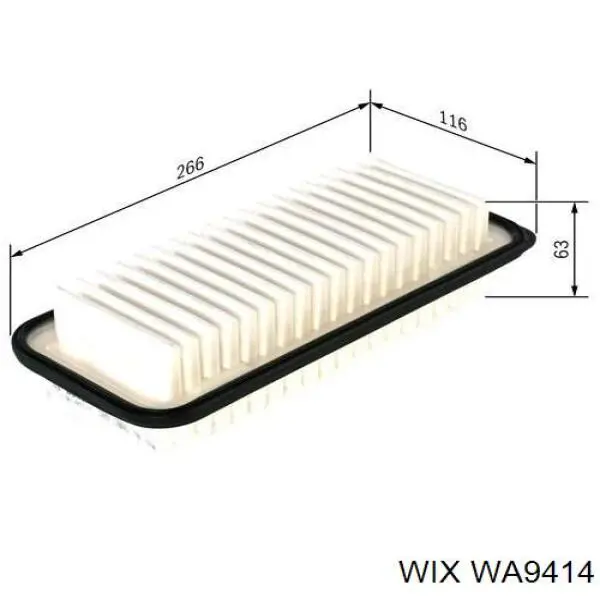 Повітряний фільтр WA9414 WIX