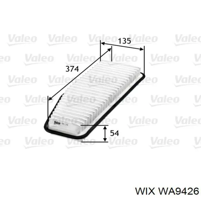 Фільтр повітряний WA9426 WIX