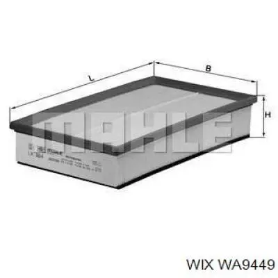 Повітряний фільтр WA9449 WIX
