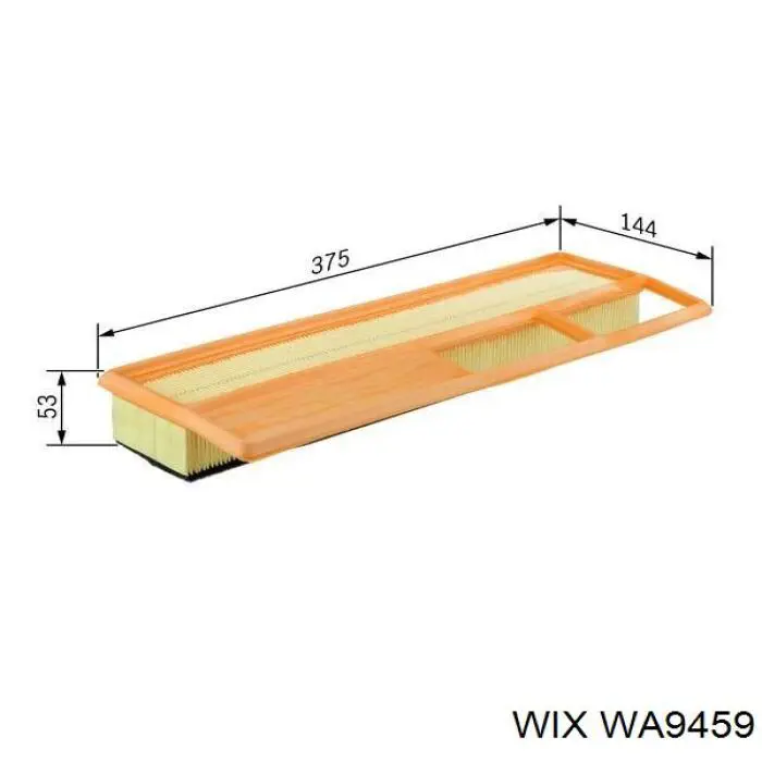 WA9459 WIX фільтр повітряний