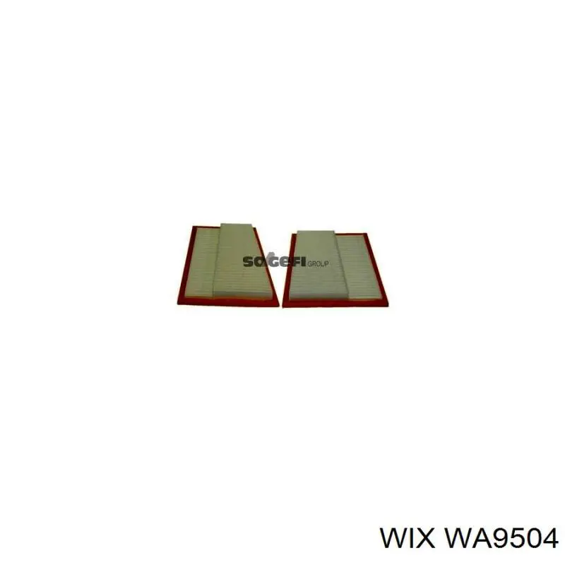Елемент повітряного фільтра WIX WA9504 ціна, від 26.19 USD