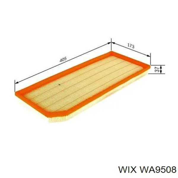 Елемент повітряного фільтра WIX WA9508 ціна, від 8.41 USD