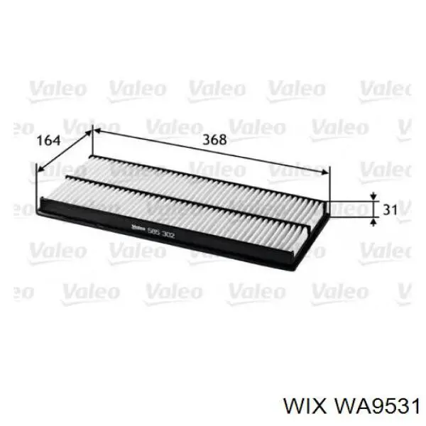 Фільтр повітряний WA9531 WIX