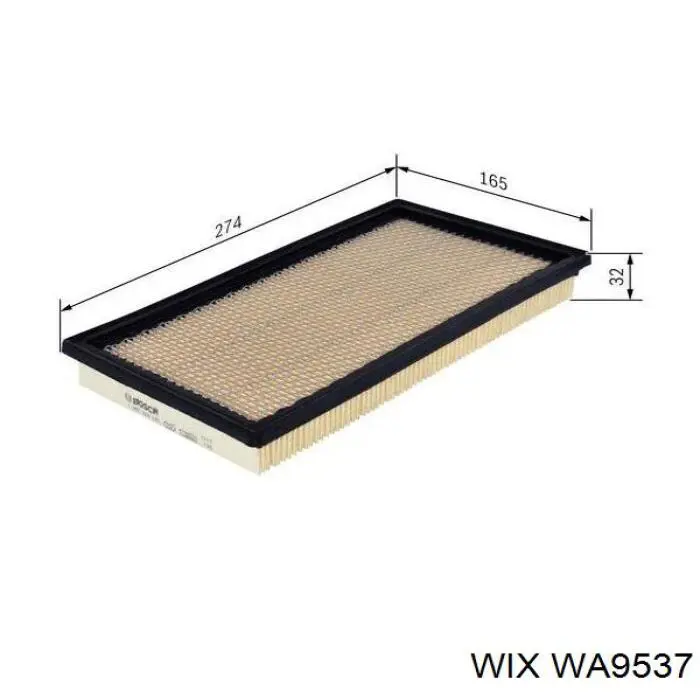 Повітряний фільтр WA9537 WIX