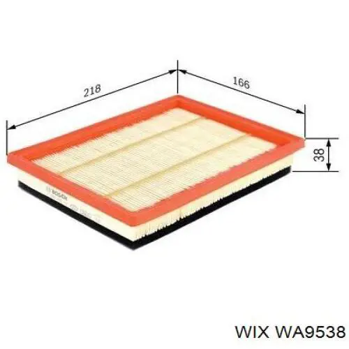 Елемент повітряного фільтра WIX WA9538 ціна, від 6.83 USD