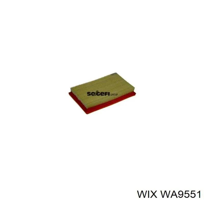 Елемент повітряного фільтра WIX WA9551 ціна, від 4.02 USD