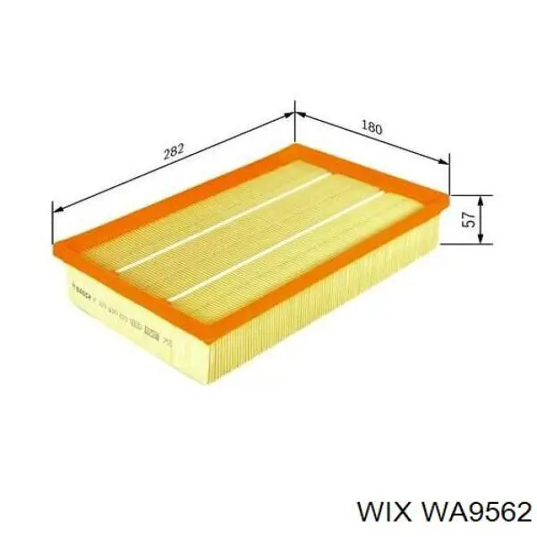 WA9562 WIX фільтр повітряний