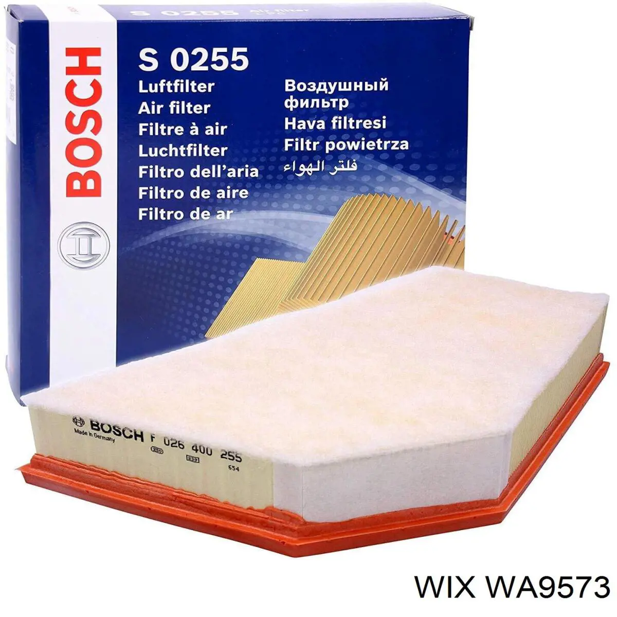 Елемент повітряного фільтра WIX WA9573 ціна, від 12.08 USD