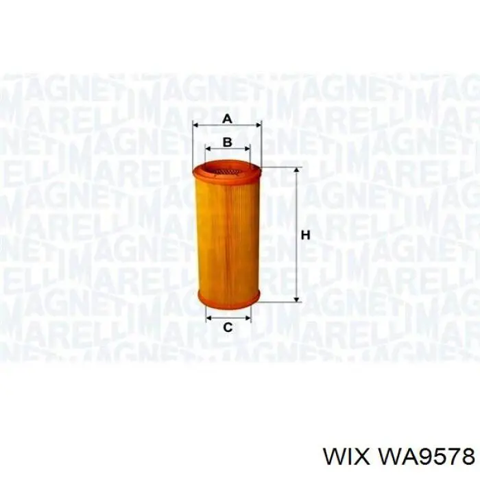 Елемент повітряного фільтра WIX WA9578 ціна, від 10.03 USD