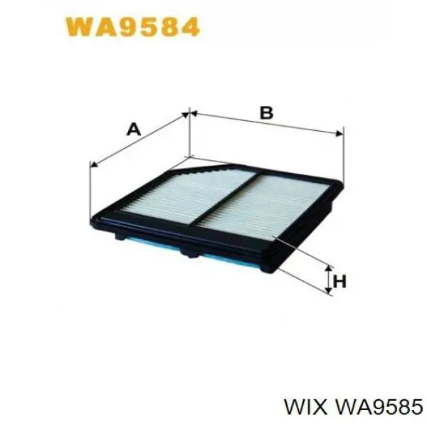 Купити WA9585 WIX Автомобільний фільтр повітря