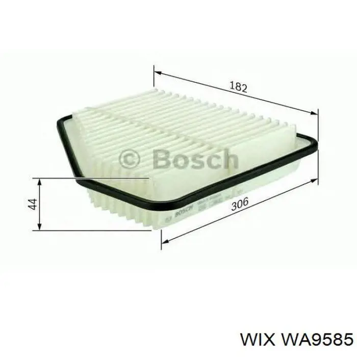 Повітряний фільтр WA9585 WIX
